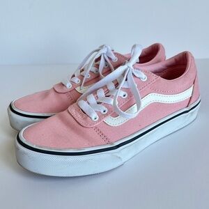VANS Girls light pink Old Skool Skate Sneaker Size 2.5 Unisex